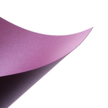 A2 Punch Purple Pearl Paper 120GSM Double Side 10 Sheets