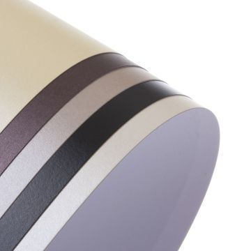 A4 Card Autumn Assorted Pearlescent Single Side 5 Sheet