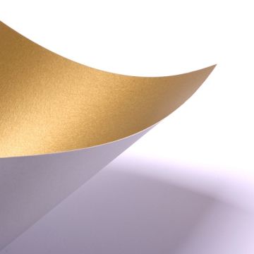 A4 Card Gold Craft and Art 1 Sided Colour 250GSM 25 Sheets