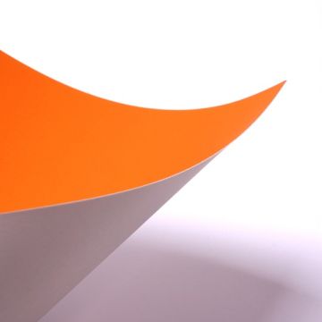 A4 Card Orange 1 Sided Colour Craft and Art 250GSM 25 Sheets