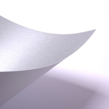A4 Card Silver Craft and Art 1 Sided Colour 250GSM 25 Sheets