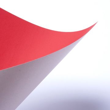 A4 Rose Red Paper Cutting and Craft 1 Sided 100GSM 25 Sheets