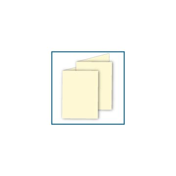 A5 Cream 240GSM Card Pre Scored Folds to A6 25 Card Blanks