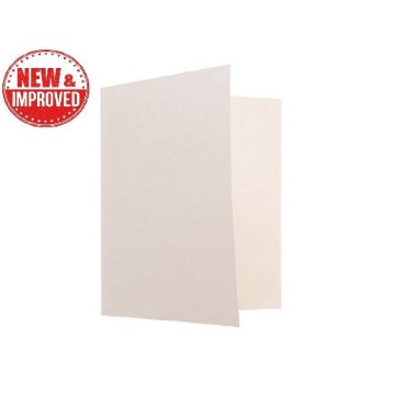 A5 Ivory Card 300GSM Pre Scored Folds to A6 25 Card Blanks