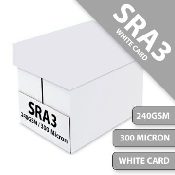 Box SRA3 White Card Craft & Print 240GSM / 280 Micron Card  1000 Sheets