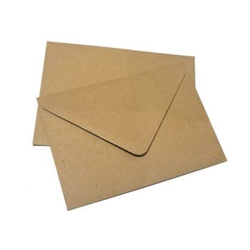 Brown Kraft Fleck 133x184mm Envelopes Recycled 110gsm x 25