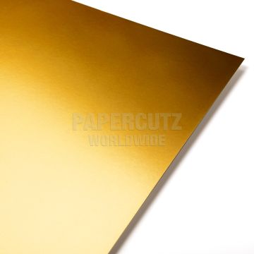 A2 Gold Mirror Card Reflective 250GSM Pack Size : 1 Sheets