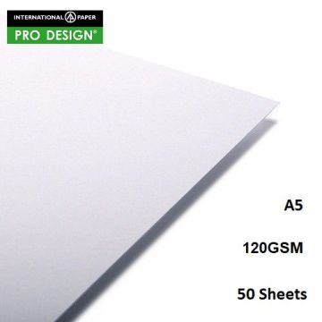ProDesign A5 120GSM White Paper 50 Sheets