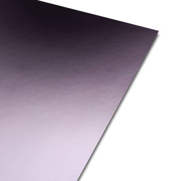 A4 Mirror Card Gunmetal Grey Reflective 250GSM 10 Sheets