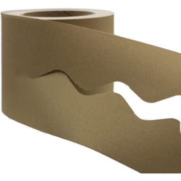 Mocha Brown Scalloped Edge Paper Display Border Roll x1