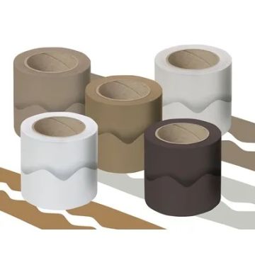 Naturals Shades Pack Bordette Scalloped Paper Roll - 5 Rolls