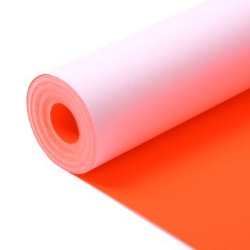 Paper Roll Orange Fluorescent 10 Metre Length Neon 1 Roll