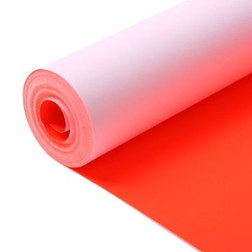 Neon Paper Roll Red Fluorescent 10 Metre Length 1 Roll