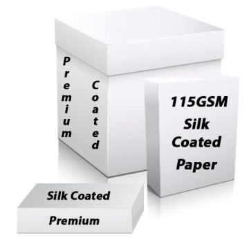 A4 White Silky Paper Laser Printer 115GSM 2 Sided 50 Sheets