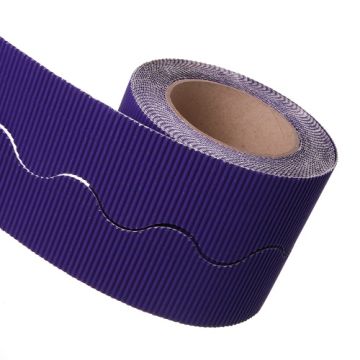 Purple Border Roll Corrugated Cardboard Bordette School  x1