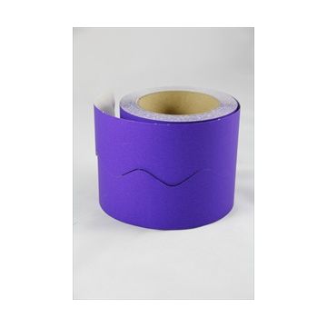 Purple Border Roll Paper  Scalloped Edge 100M 1 Roll