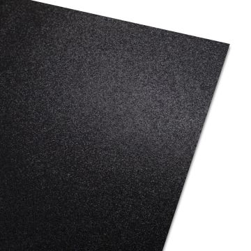 A2 Black Glitter Card 250GSM None Shed - 1 Sheet