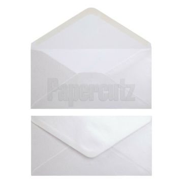 DL Envelopes Centura Fresh White Pearlescent x50