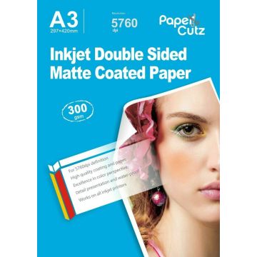 A3 Photo Paper Inkjet Matte 250GSM Double Side - 250 Sheets
