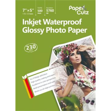 5x7 Gloss 230GSM Inkjet Photo Paper - 500 Sheets