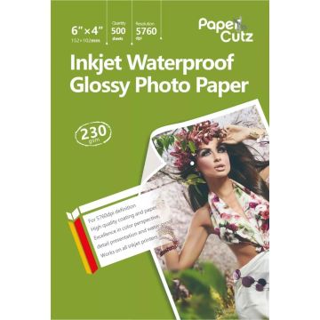 4x6 Gloss 230GSM Inkjet Photo Paper - 500 Sheets