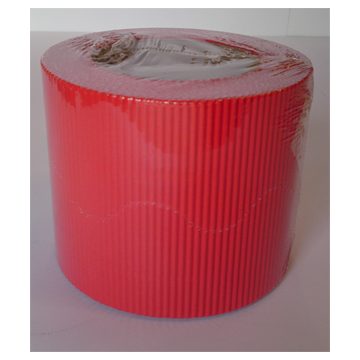 Scarlet Red Corrugated Cardboard Roll School  1 Roll
