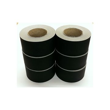 Black Paper Border Roll School Plain Edge - 6 Rolls