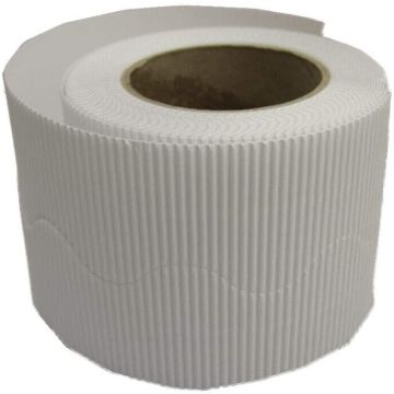 Soft White Border Roll Corrugated Cardboard Bordette School  x1