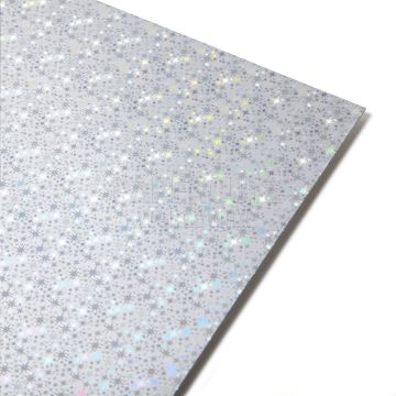 A4 Card Holographic Stars Pattern 250GSM 10 Sheets