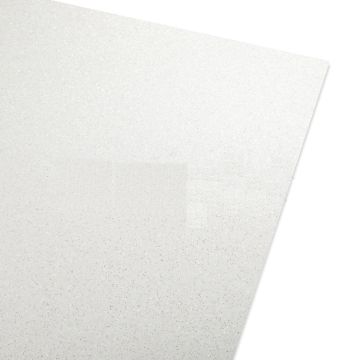 A1 White Glitter Card 250GSM None Shed - 1 Sheet